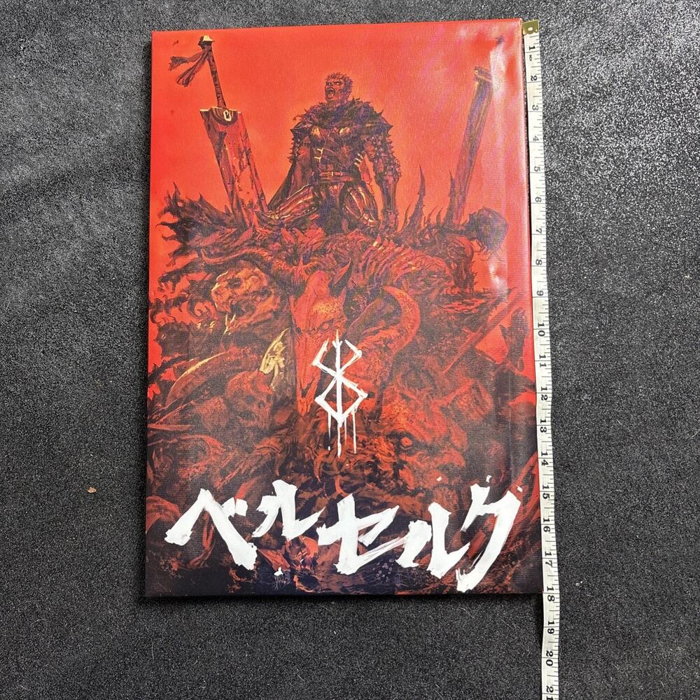 Anime fantasy art berserk guts braveking fan portrait Custom Gaming 18x12 Canvas